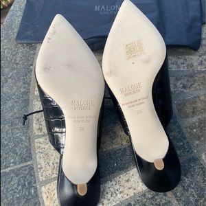 NEVER WORN Malone Souliers black mules